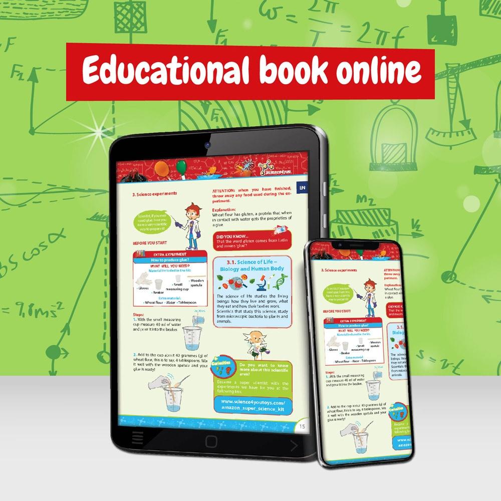 6 in 1 Super Science Kit I. Joc educațional pentru copii Asortat