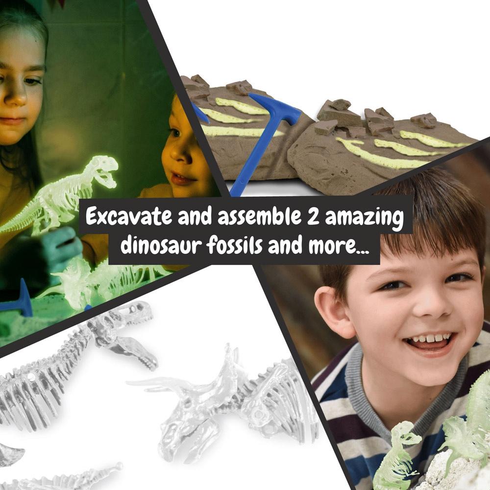 2 in 1 Fossil Excavation Kit I. Joc educațional pentru copii Asortat