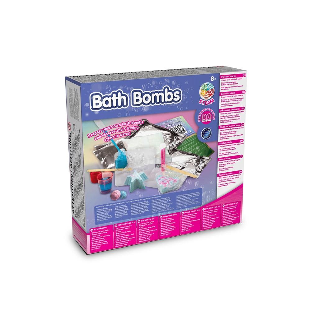 Bath Bombs Kit V. Joc educațional furnizat cu o pungă de cadou pliabilă 190T Negru
