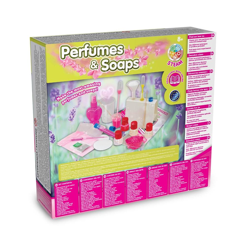 Perfume & Soap Factory Kit II. Joc educațional furnizat cu o pungă cadou din hârtie kraft (90 g/m²) Alb
