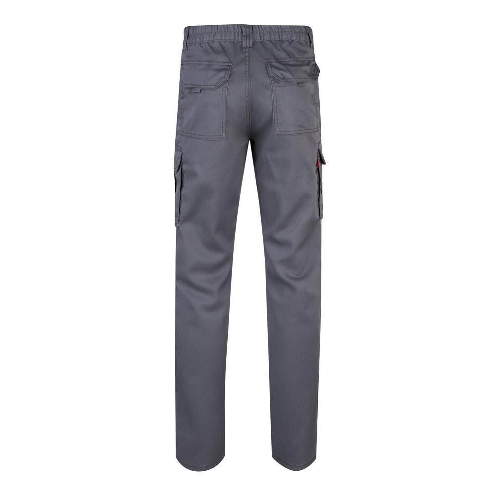 VL LUGH. Pantaloni stretch cu buzunare multiple (240 g/m²), din bumbac (46%), EME (38%) și poliester (16%) Gri 40