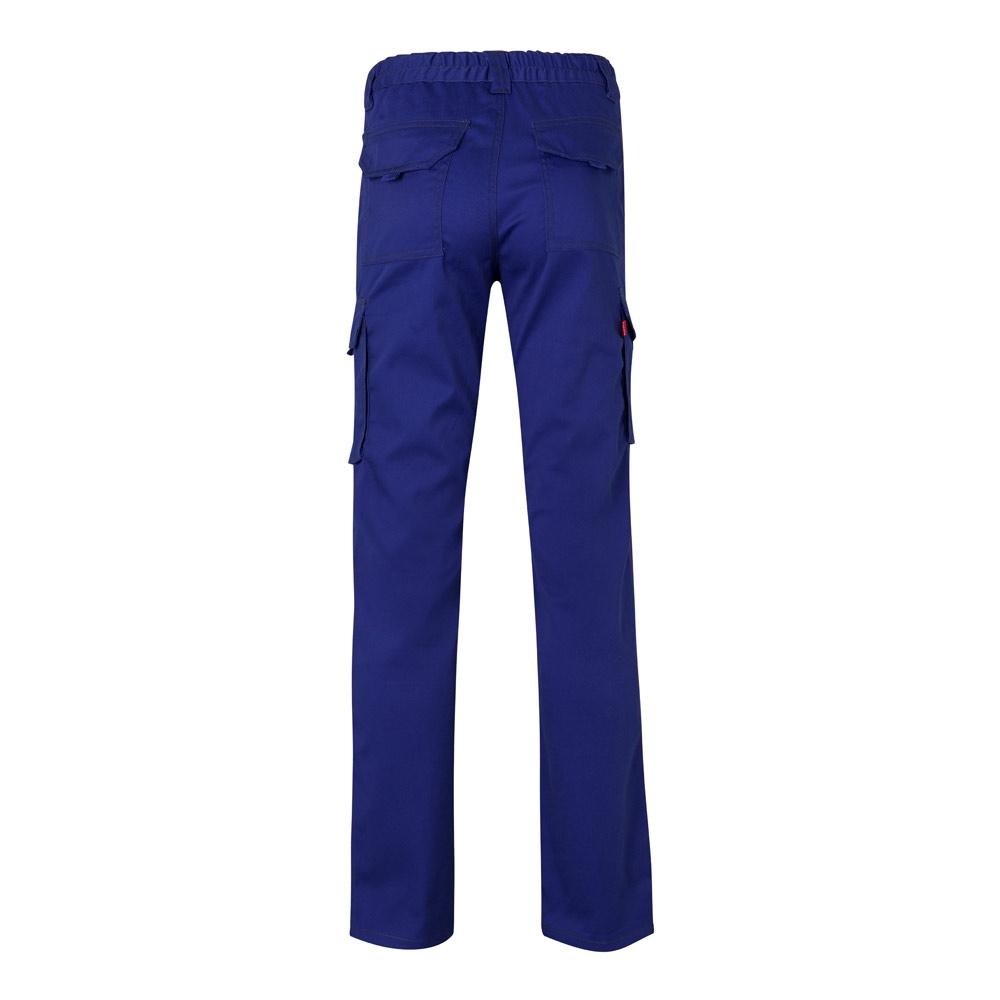 VL LUGH. Pantaloni stretch cu buzunare multiple (240 g/m²), din bumbac (46%), EME (38%) și poliester (16%) Albastru Royal 62