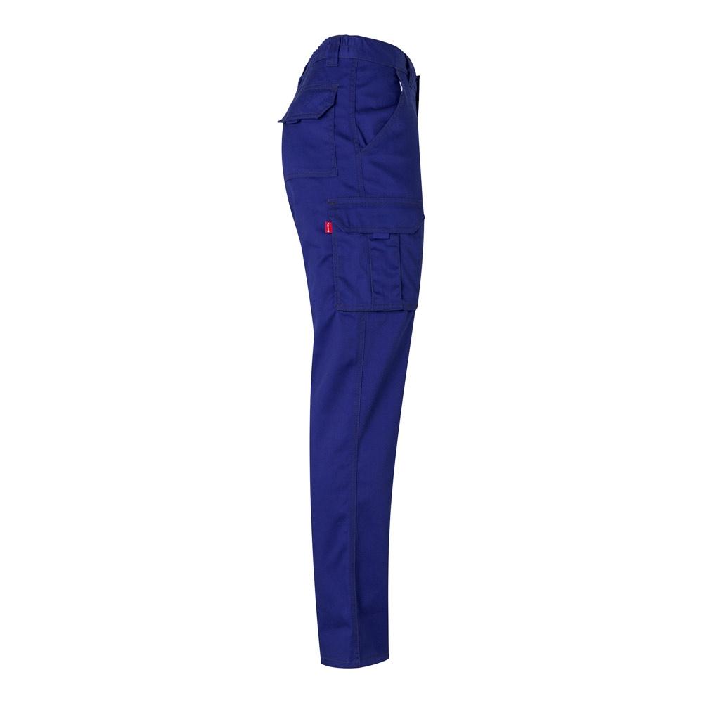VL LUGH. Pantaloni stretch cu buzunare multiple (240 g/m²), din bumbac (46%), EME (38%) și poliester (16%) Albastru Royal 62