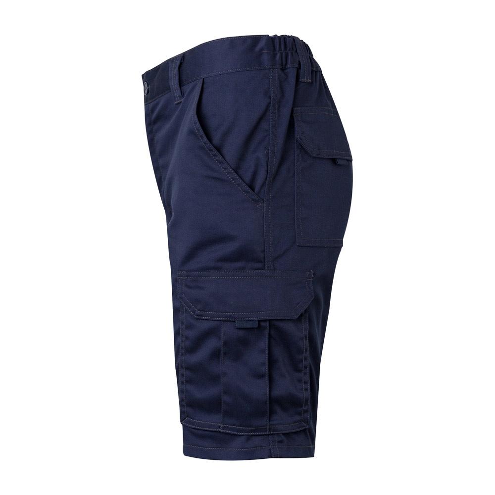 VL HEBE. Bermude elastice cu mai multe buzunare (240g/m²), din bumbac (46%), EME (38%) și poliester (16%) Albastru marin 58