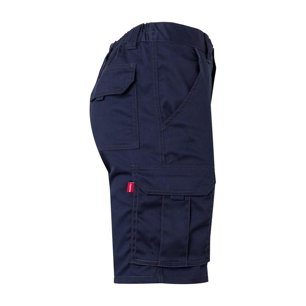 VL HEBE. Bermude elastice cu mai multe buzunare (240g/m²), din bumbac (46%), EME (38%) și poliester (16%) Albastru marin 58