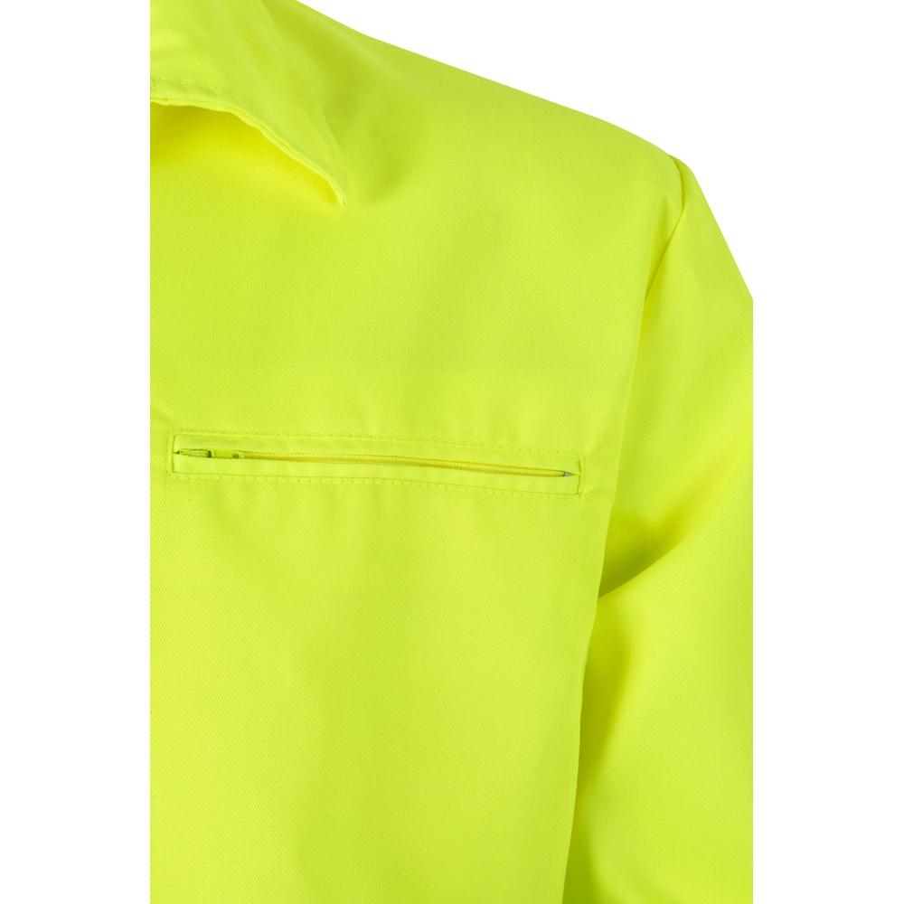 VL NEPTUNE LARGE. Jachetă din twill bicolor (210g/m²) din poliester (80%) și bumbac (20%) Albastru Galben 5XL