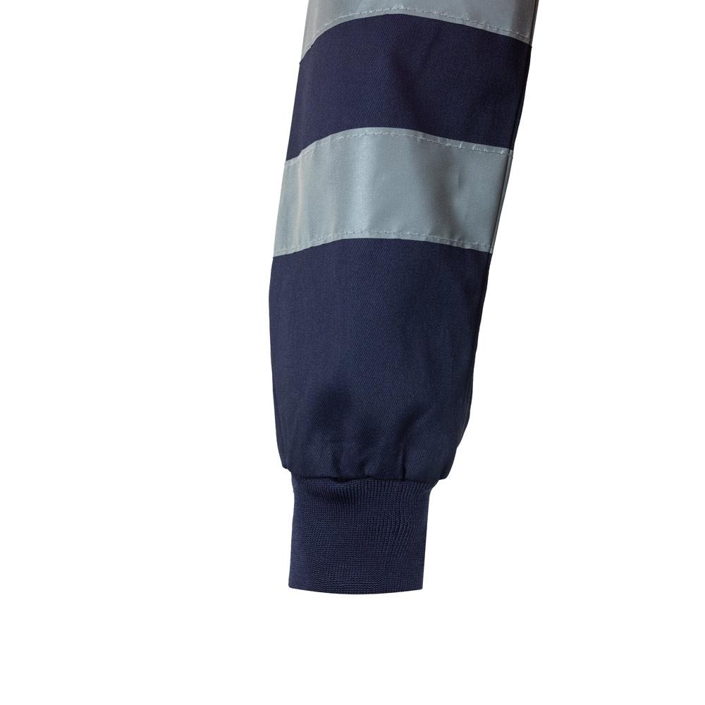 VL NEPTUNE LARGE. Jachetă din twill bicolor (210g/m²) din poliester (80%) și bumbac (20%) Albastru Portocaliu 4XL