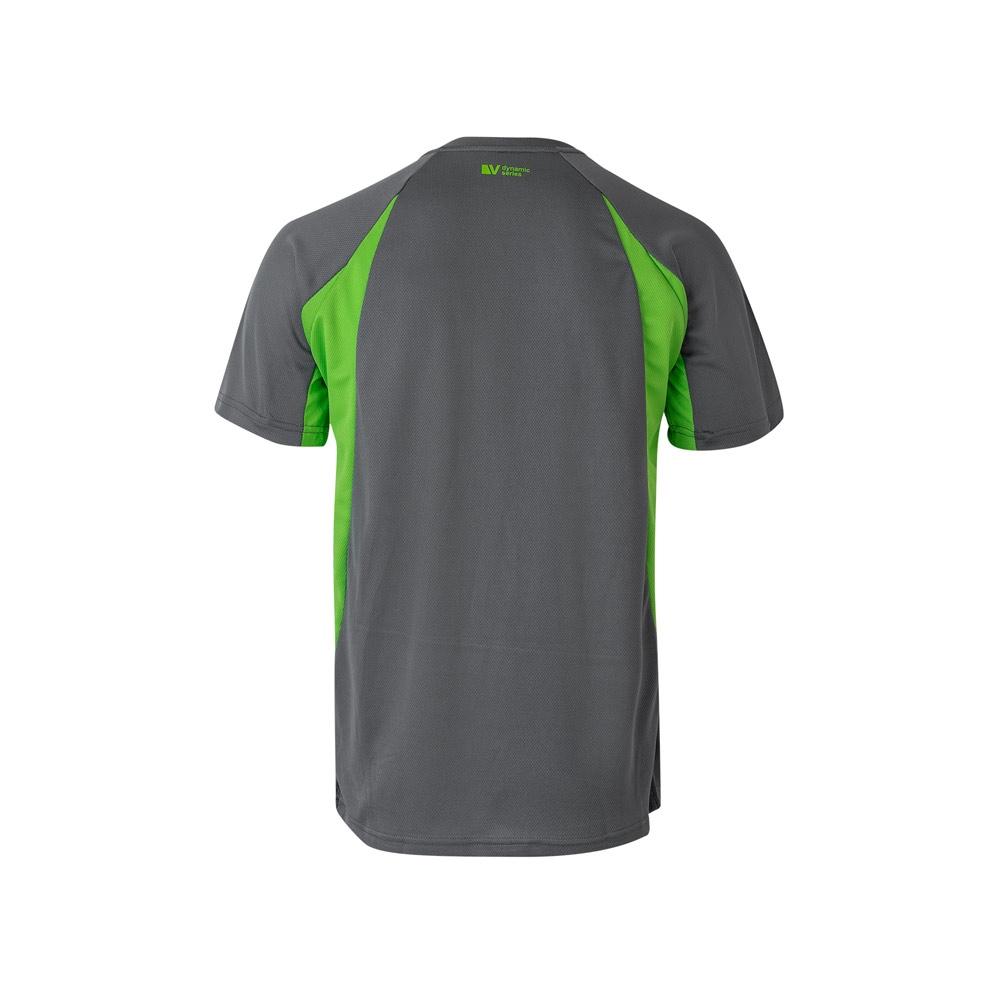 VL SLAYER. Tricou tehnic bicolor bird-eye (160g/m²), din poliester (100%) Gri Verde L