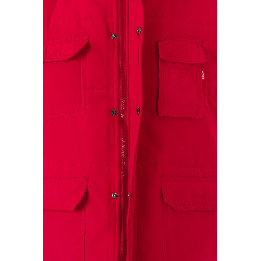 VL MEFITIS. Vestă căptușită cu mai multe buzunare (220g/m²), din poliester (100%) Roșu L