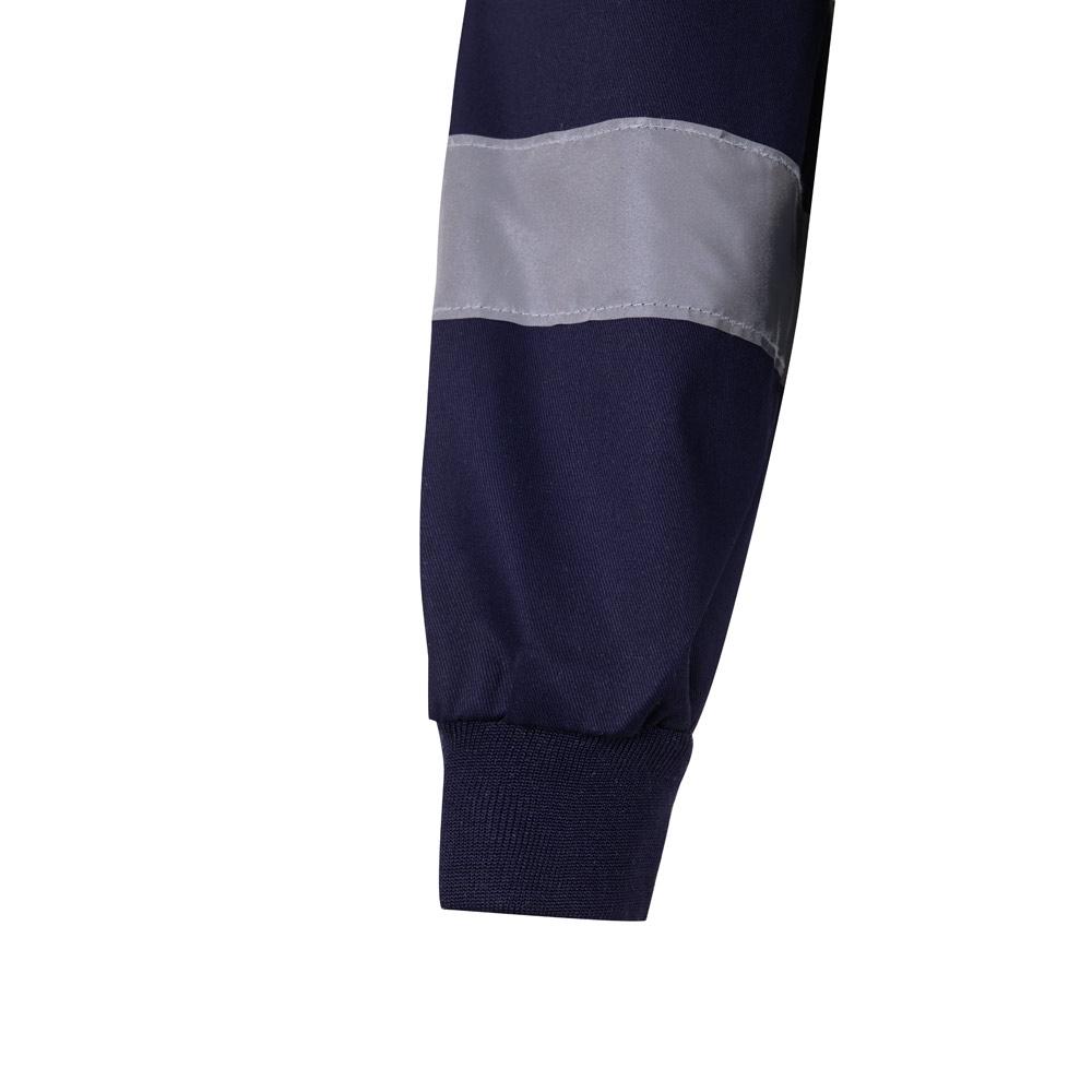 VL NEPTUNE. Jachetă twill bicolor (210g/m²) din poliester (80%) și bumbac (20%) Albastru Galben XL