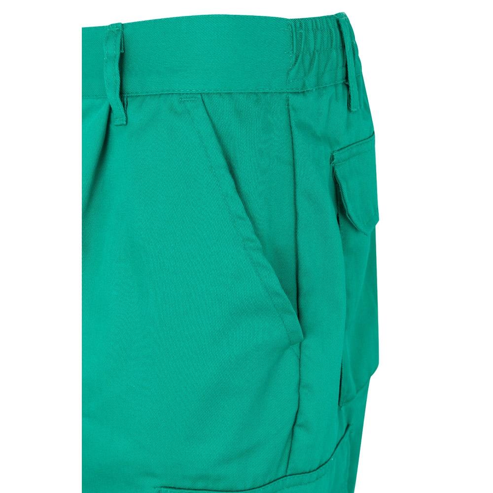 VL ASCLEPIUS. Pantaloni din twill cu buzunare multiple (200 g/m²), din bumbac (35%) și poliester (65%) Verde L