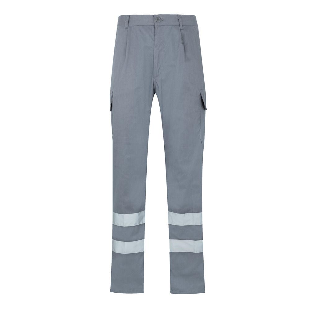 VL ASCLEPIUS. Pantaloni din twill cu buzunare multiple (200 g/m²), din bumbac (35%) și poliester (65%) Gri