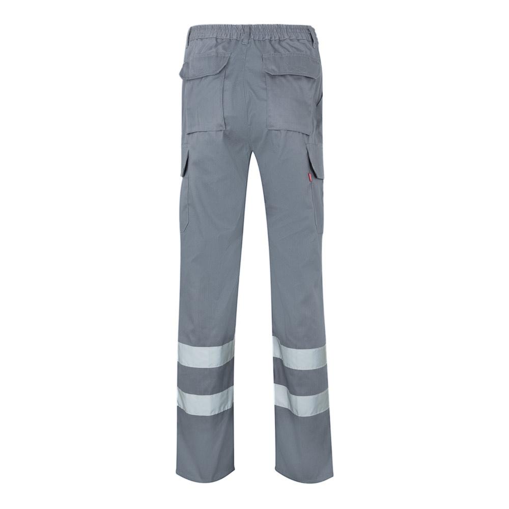 VL ASCLEPIUS. Pantaloni din twill cu buzunare multiple (200 g/m²), din bumbac (35%) și poliester (65%) Gri XL
