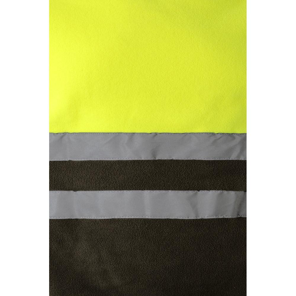 VL EROS. Jachetă fleece în două tonuri (280g/m²), din poliester (100%) Verde armată Galben