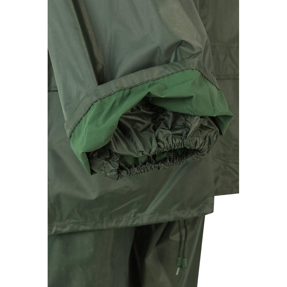 VL SEDNA. Costum de ploaie (225g/m²), din două piese, din poliester (100%) cu înveliș din PVC Verde XXL