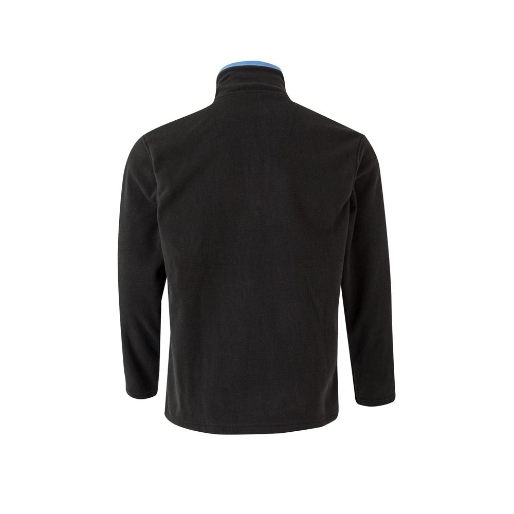 VL GERAS. Jachetă fleece bicoloră (220g/m²) din poliester (100%) Negru Albastru deschis L