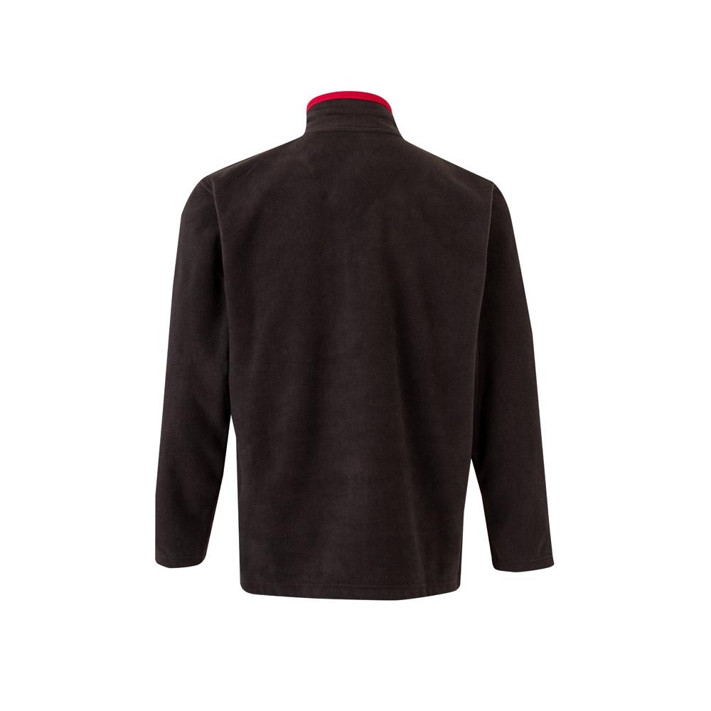 VL GERAS. Jachetă fleece bicoloră (220g/m²) din poliester (100%) Negru Roșu L