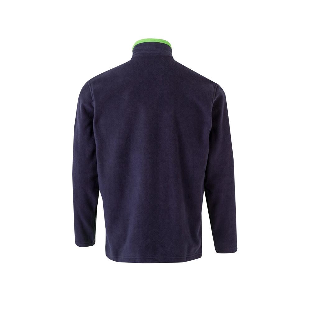 VL GERAS. Jachetă fleece bicoloră (220g/m²) din poliester (100%) Albastru Verde M
