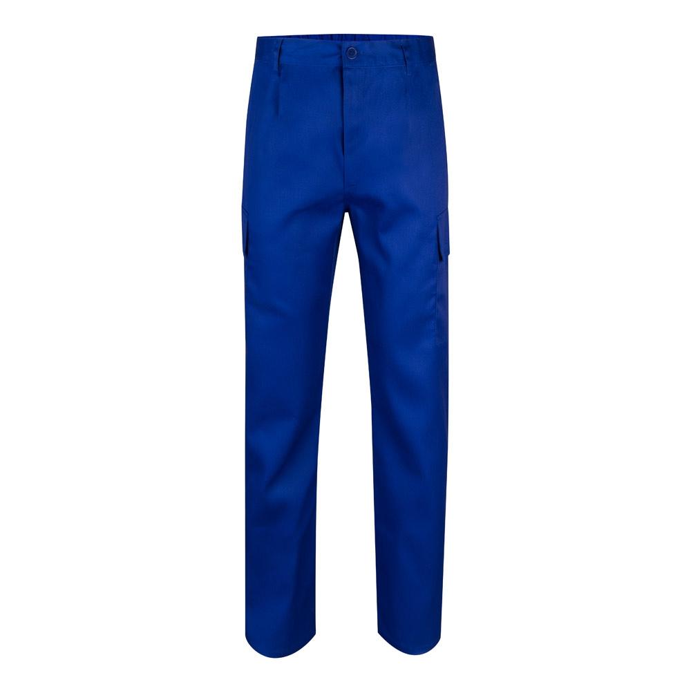 VL AINE. Pantaloni din twill cu buzunare multiple (190g/m²), din bumbac (20%) și poliester (80%) Albastru Royal 44