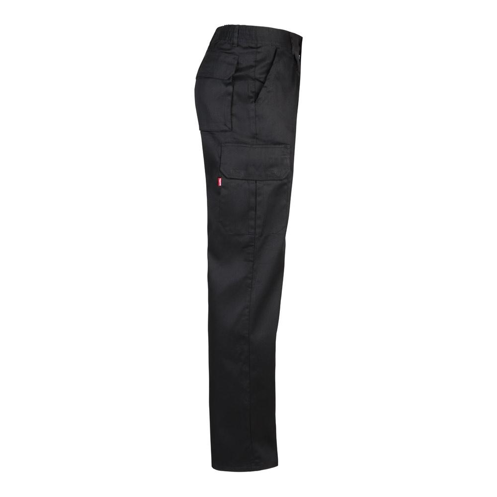 VL MABON. Pantaloni din twill cu mai multe buzunare (200g/m²), din bumbac (35%) și poliester (65%) Negru 34