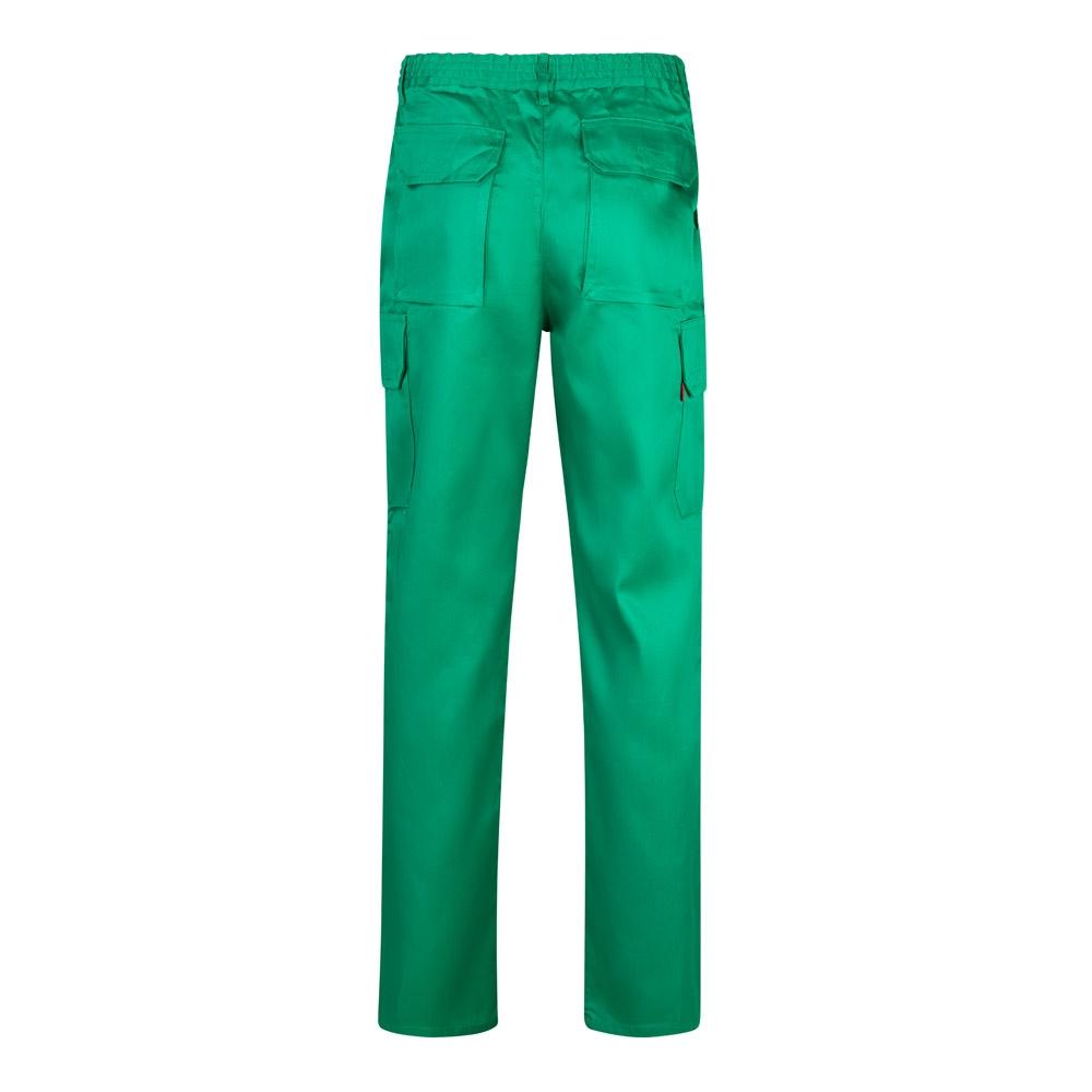 VL MABON. Pantaloni din twill cu mai multe buzunare (200g/m²), din bumbac (35%) și poliester (65%) Verde 60