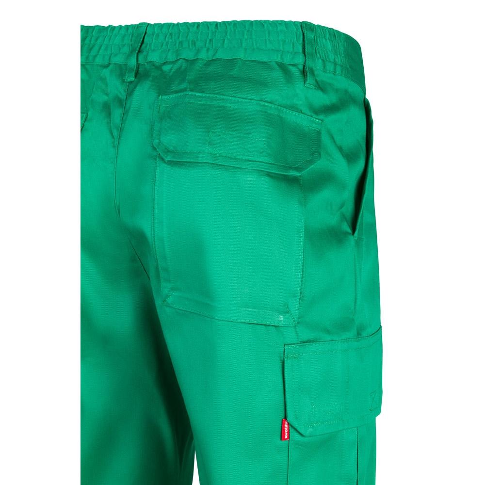 VL MABON. Pantaloni din twill cu mai multe buzunare (200g/m²), din bumbac (35%) și poliester (65%) Verde 60