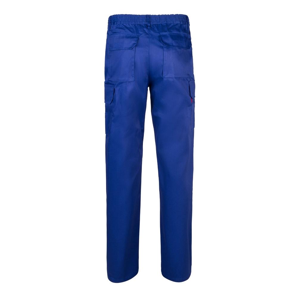 VL MABON. Pantaloni din twill cu mai multe buzunare (200g/m²), din bumbac (35%) și poliester (65%) Albastru Royal 64