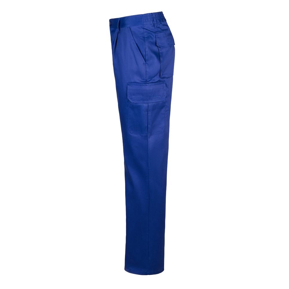 VL MABON. Pantaloni din twill cu mai multe buzunare (200g/m²), din bumbac (35%) și poliester (65%) Albastru Royal 64