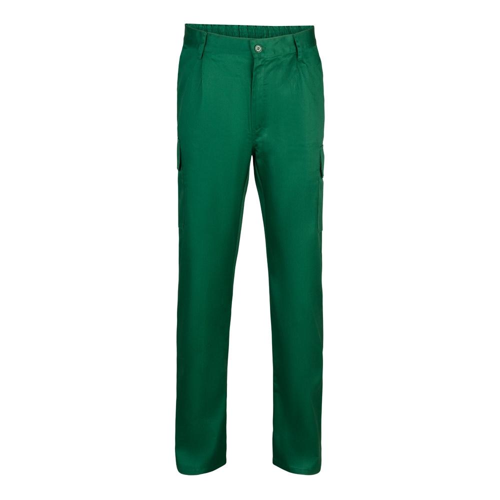 VL MABON. Pantaloni din twill cu mai multe buzunare (200g/m²), din bumbac (35%) și poliester (65%) Verde închis