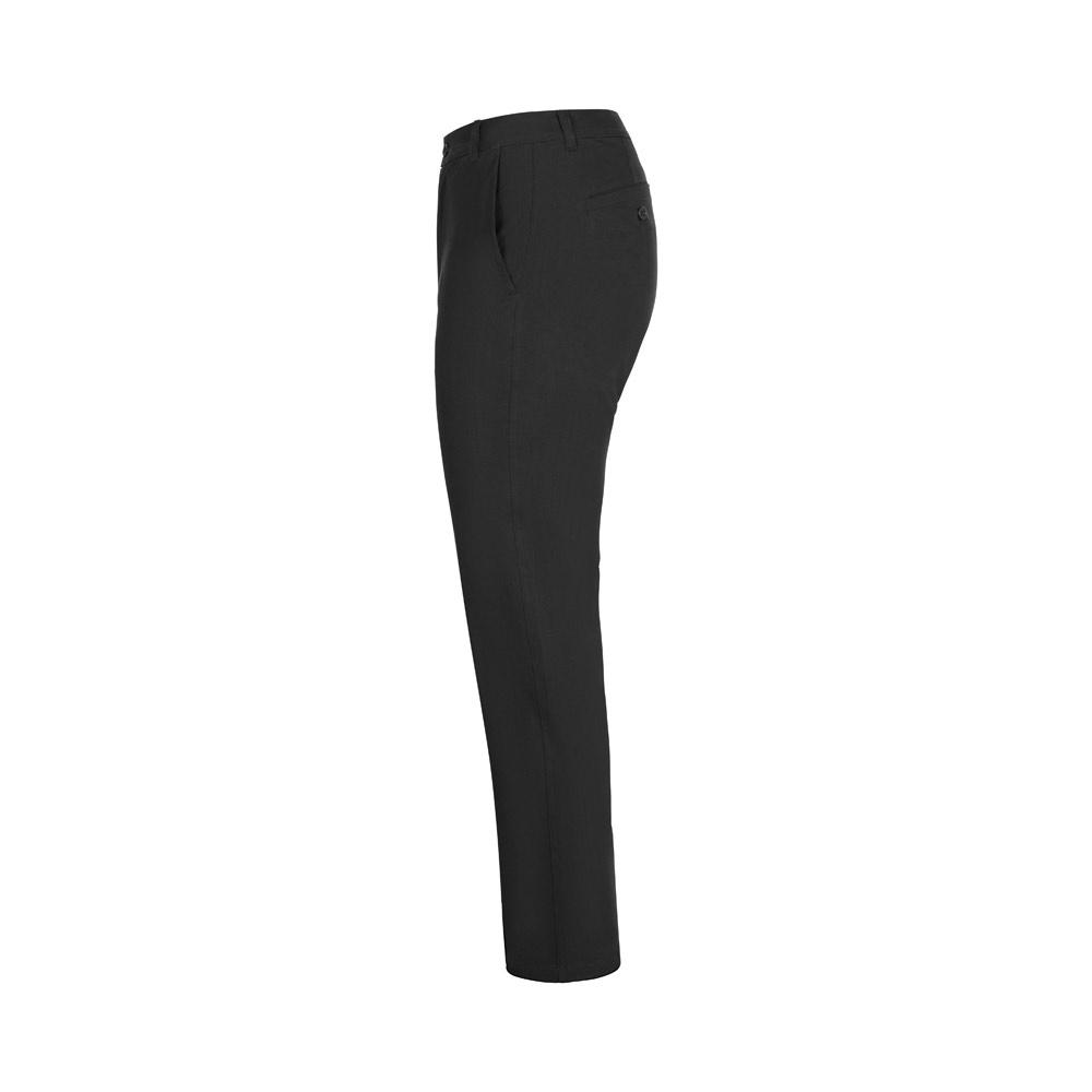 VL VISHNU. Pantaloni chino stretch unisex (260g/m²), din bumbac (98%) și elastan (2%) Negru 34