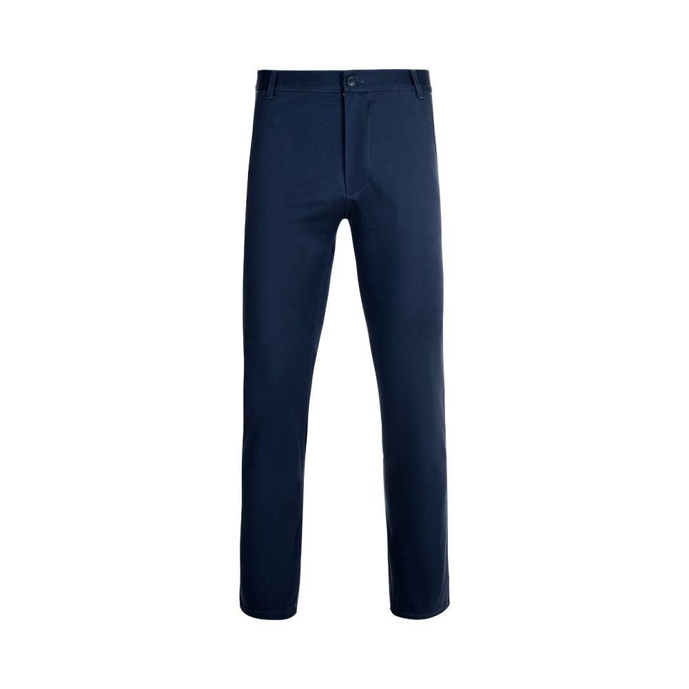 VL VISHNU. Pantaloni chino stretch unisex (260g/m²), din bumbac (98%) și elastan (2%) Albastru marin