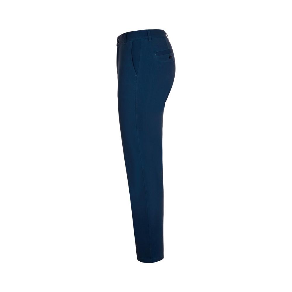 VL VISHNU. Pantaloni chino stretch unisex (260g/m²), din bumbac (98%) și elastan (2%) Albastru marin 44