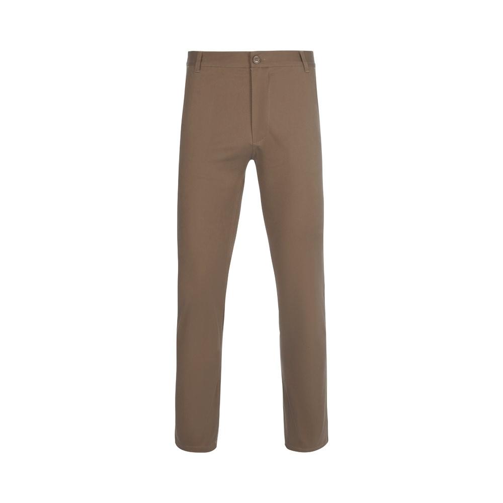 VL VISHNU. Pantaloni chino stretch unisex (260g/m²), din bumbac (98%) și elastan (2%) Natural deschis