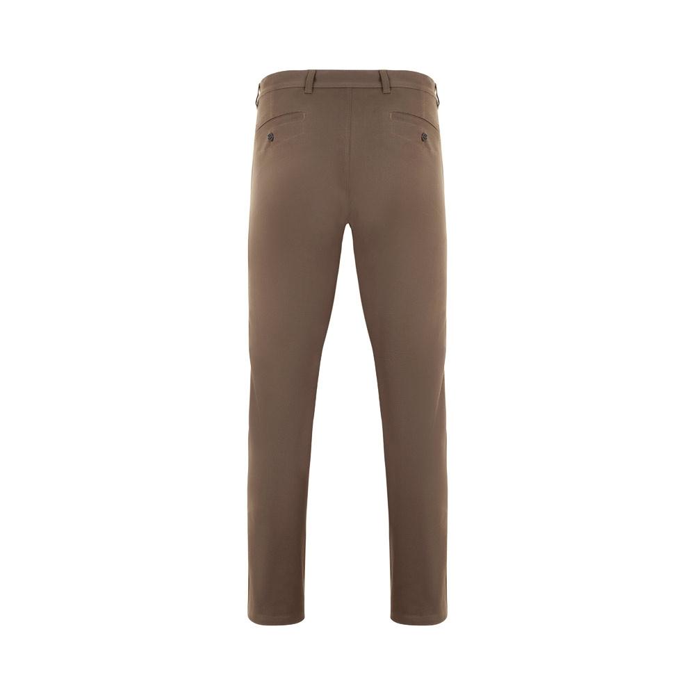 VL VISHNU. Pantaloni chino stretch unisex (260g/m²), din bumbac (98%) și elastan (2%) Natural deschis 56