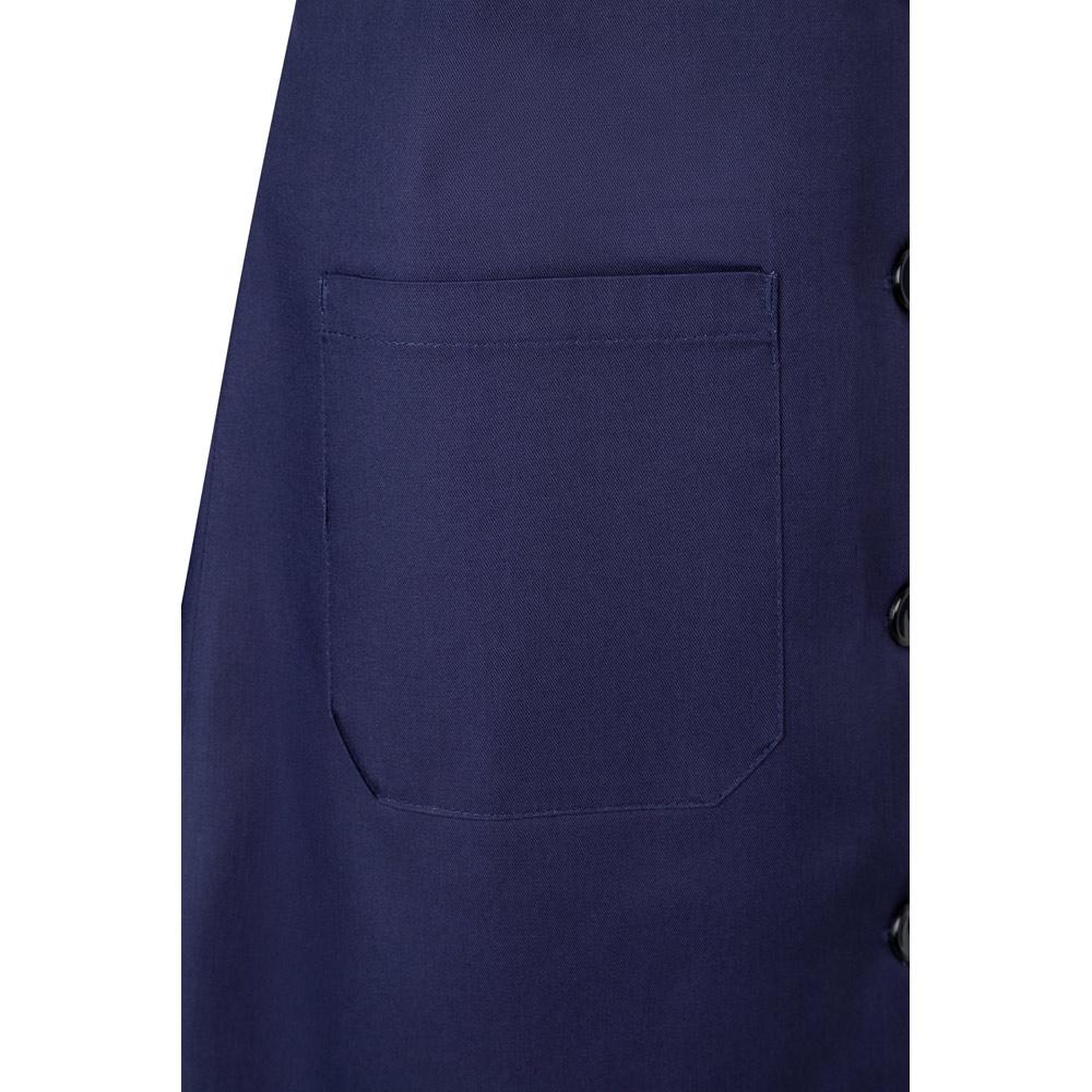 VL RAMA. Halat cu mânecă lungă din twill (175g/m²), din twill de bumbac (35%) și poliester (65%) Albastru 50