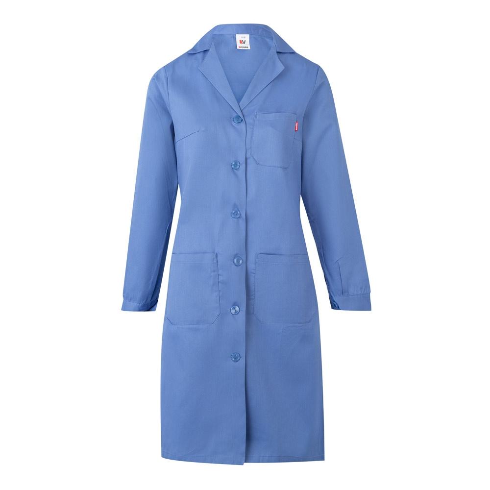 VL RAMA. Halat cu mânecă lungă din twill (175g/m²), din twill de bumbac (35%) și poliester (65%) Albastru pastelat