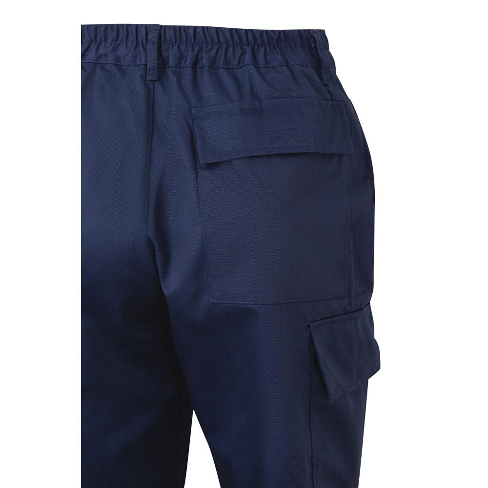 VL ARTEMIS. Pantaloni în două tonuri, din twill (190g/m²), bumbac (20%) și poliester (80%) Albastru Galben XL