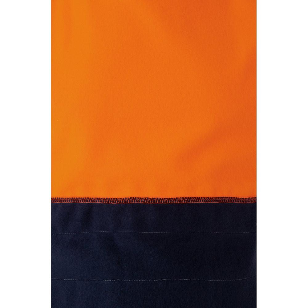 VL THOR LARGE. Hanorac bicolor (300g/m²) din fleece de poliester (100%) Albastru Portocaliu 4XL