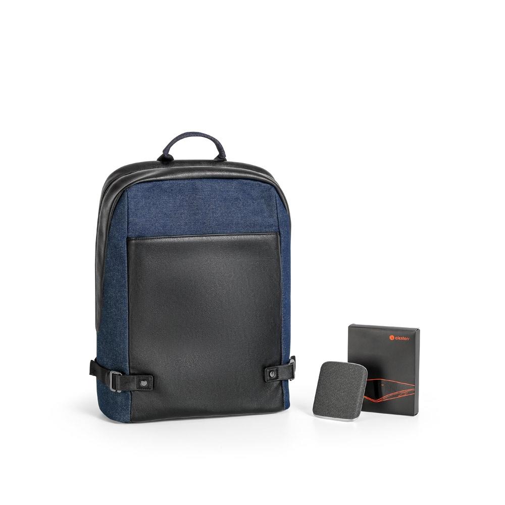 KIT SOPHISTICATE. Set cadou cu rucsac Branve și încărcător wireless Ekston