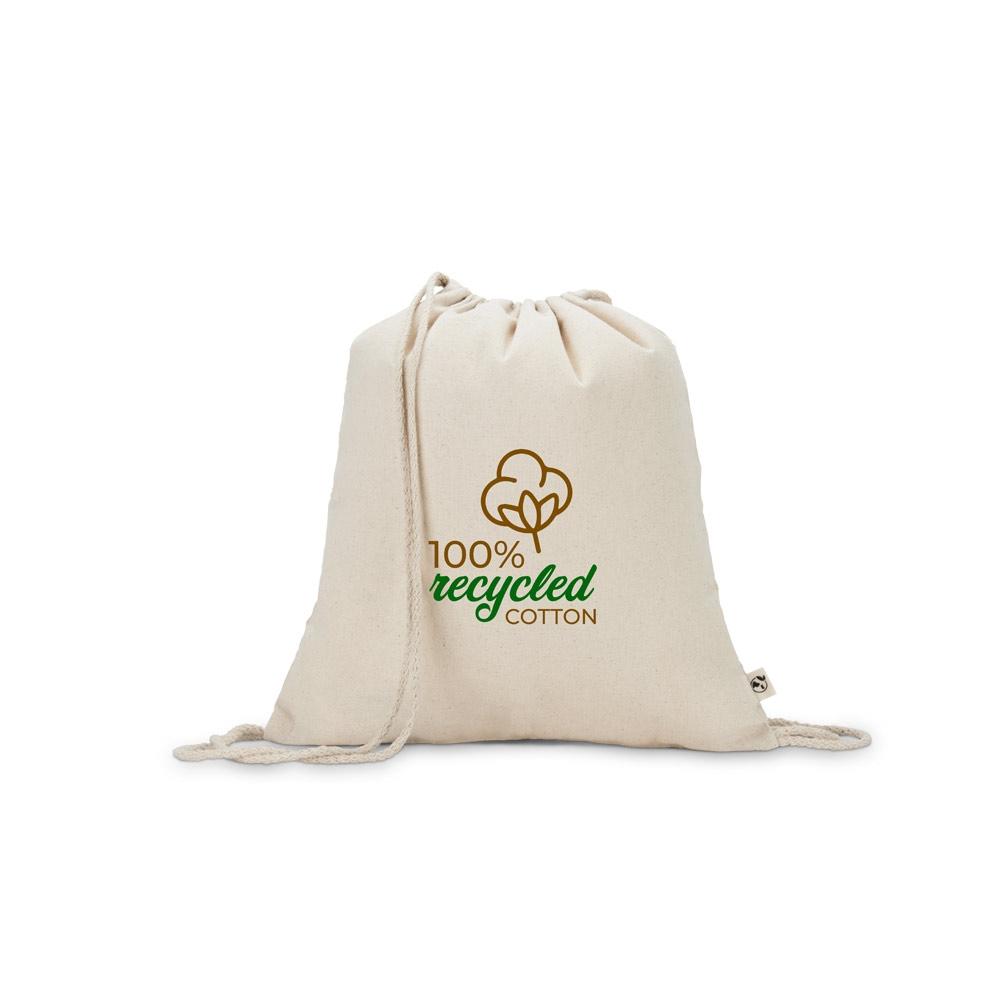 MAIORCA. Rucsac 100% bumbac reciclat (180 g/m²) Natural deschis