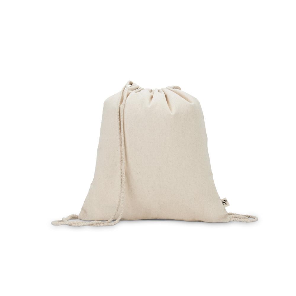 MAIORCA. Rucsac 100% bumbac reciclat (180 g/m²) Natural deschis