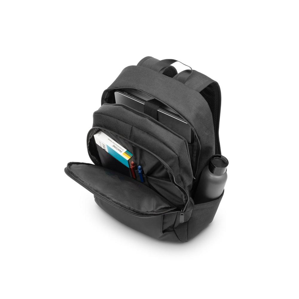 DRAMMEN. Rucsac pentru laptop din poliester reciclat 600D de înaltă densitate Negru