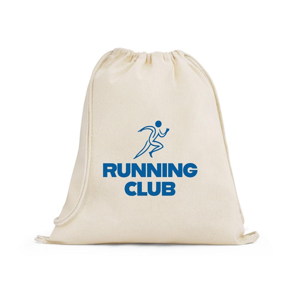 DAHAB. Sacoșă tip rucsac 100% bumbac (140 g/m²) Natural deschis