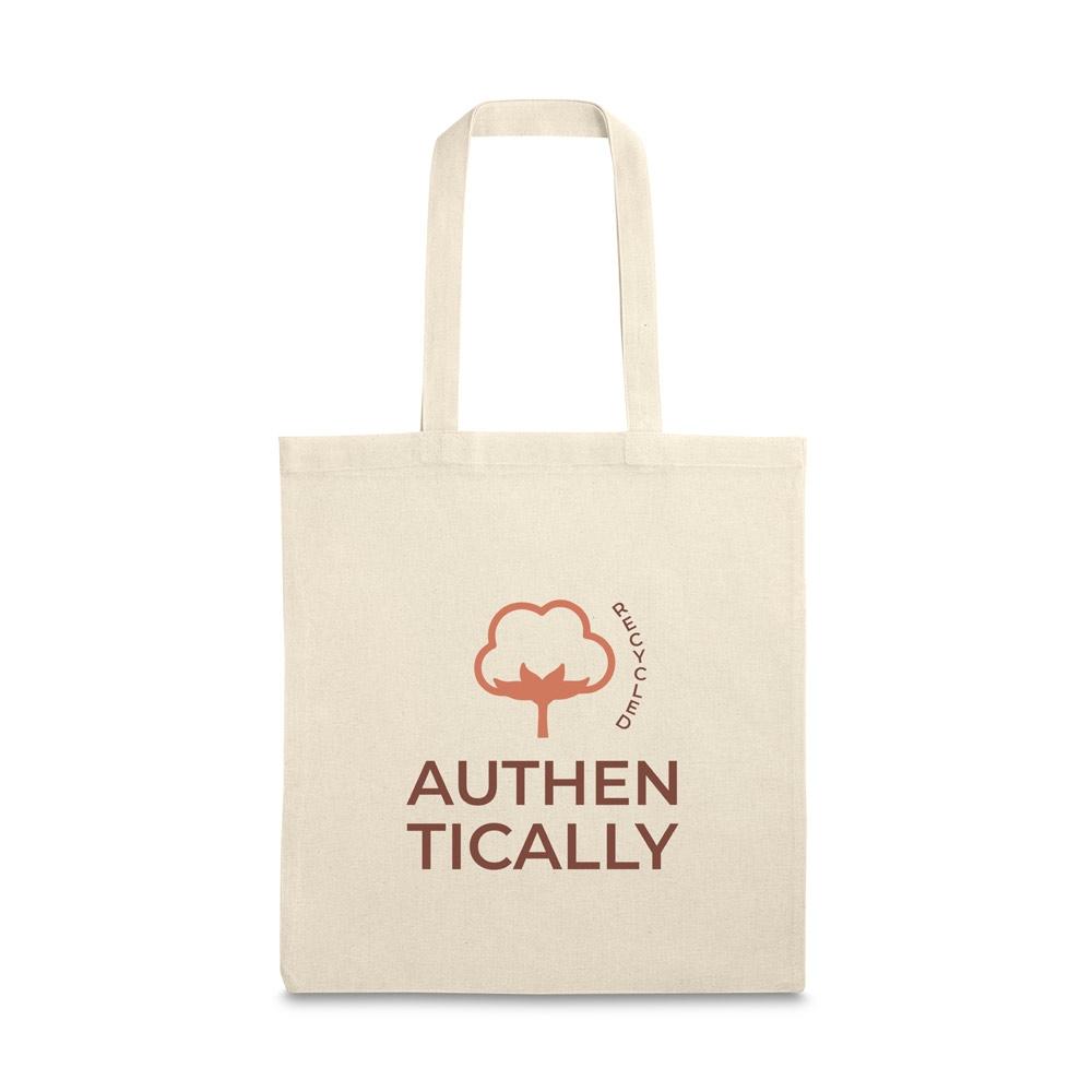 KRATOVO. Sacoșă din bumbac (70%) și poliester (30%) (140 g/m²) Natural deschis