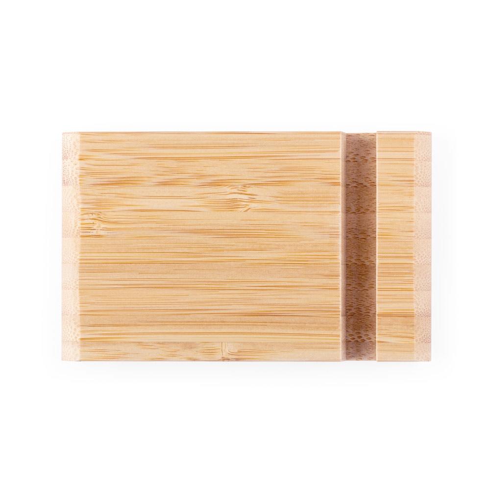 HABER. Suport de telefon mobil din bambus Natural