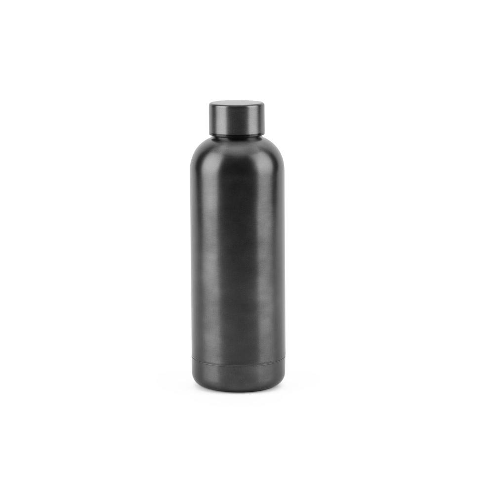 ODIN METTALIC. Sticlă din oțel inoxidabil reciclat 90% 550 mL Gun metal