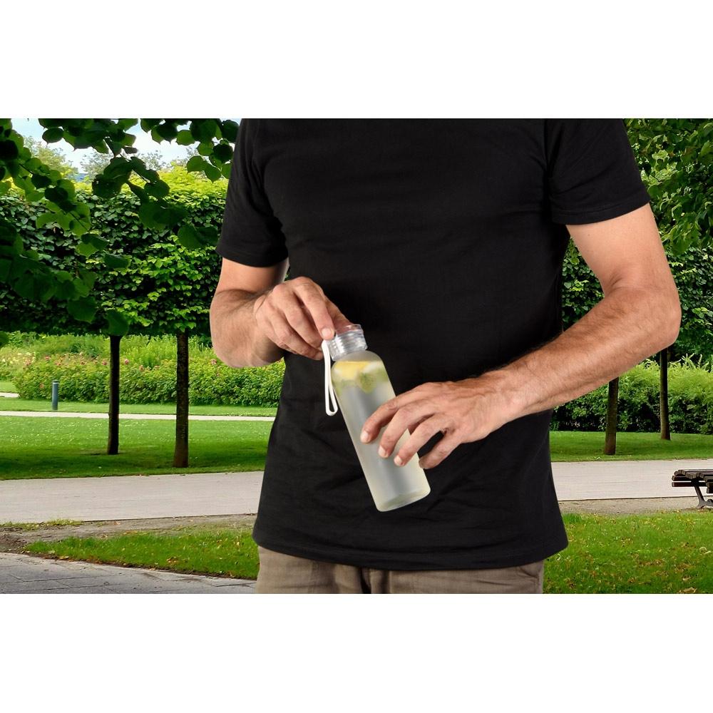 RIO rPET. Sticlă rPET cu finisaj mat 600 mL Transparent