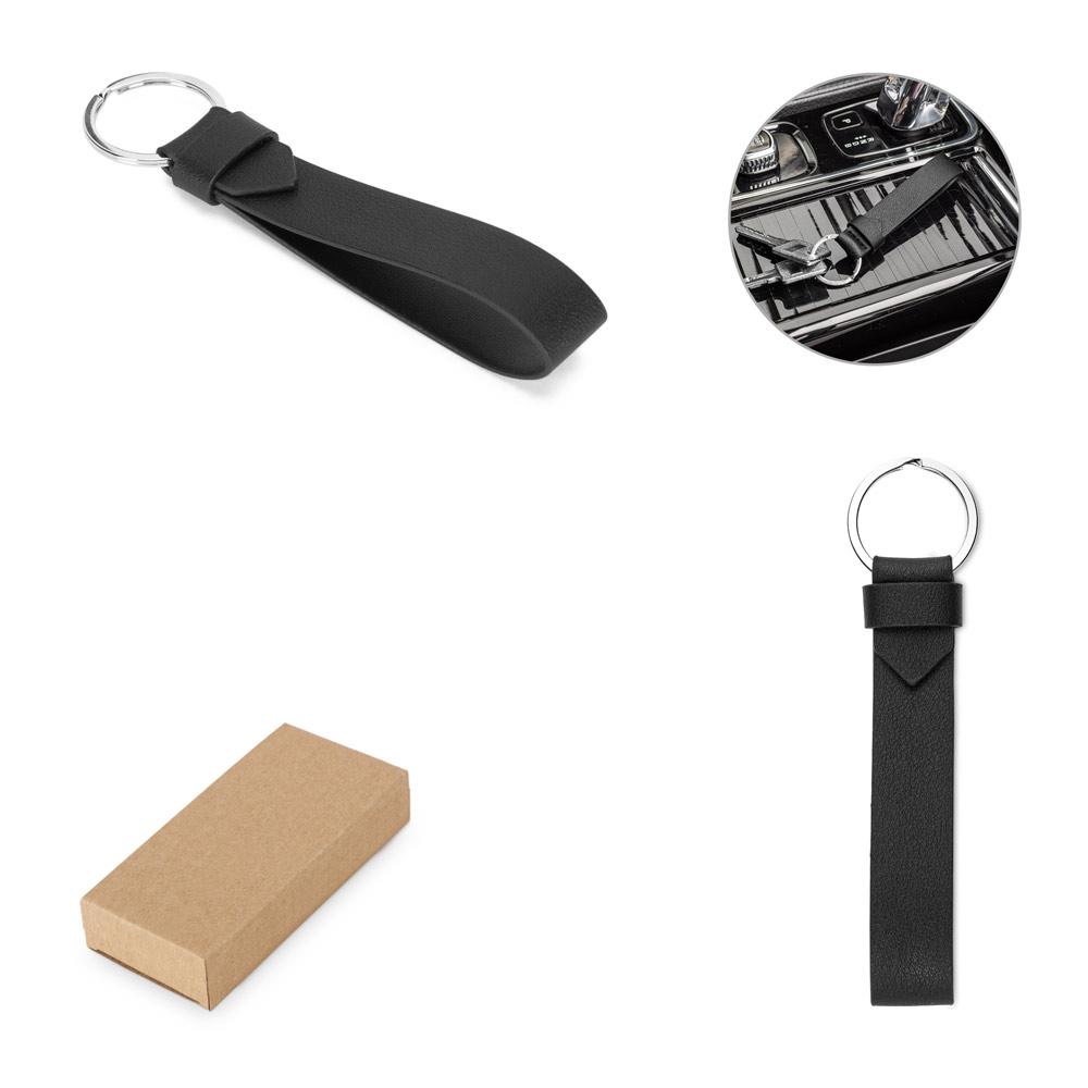 WATOE. Breloc din PU cu inel Negru