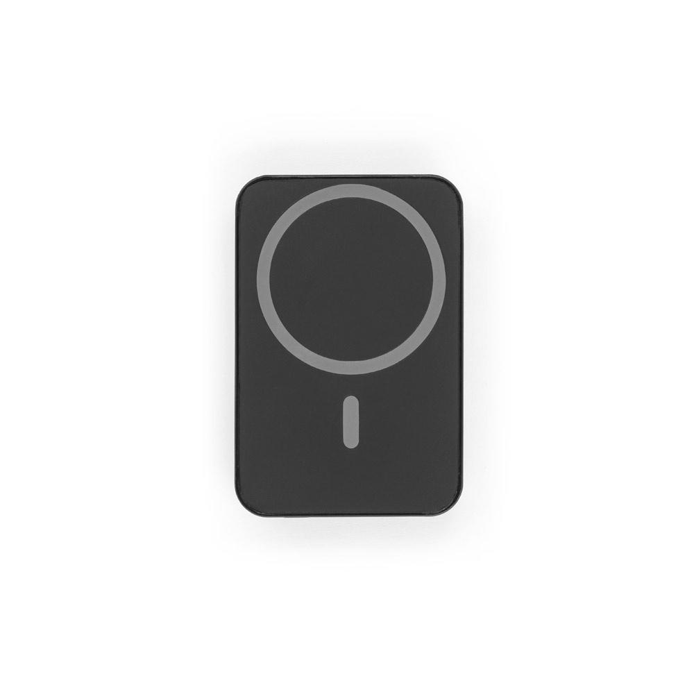 AMPERE 10. Power bank magnetic de 10.000 mAh cu încărcător wireless ultrarapid de 15W în ABS 100% reciclat (100% rABS) Negru