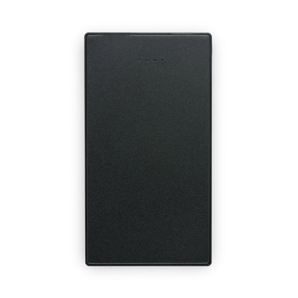 DENNING. Power bank subțire din oțel inoxidabil de 5.000 mAh Negru